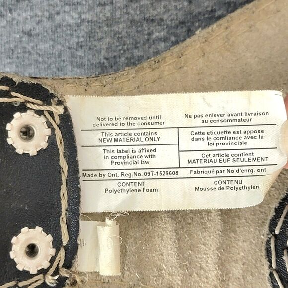 Harbinger Weight Lifting Belt Size Large Padded Leather Contoured 6" Heavy Duty - Picture 5 of 5